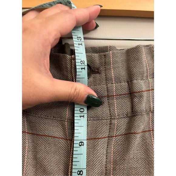 Madewell Paperbag Waist Plaid Ankle Pants 2 EUC - Picture 7 of 9